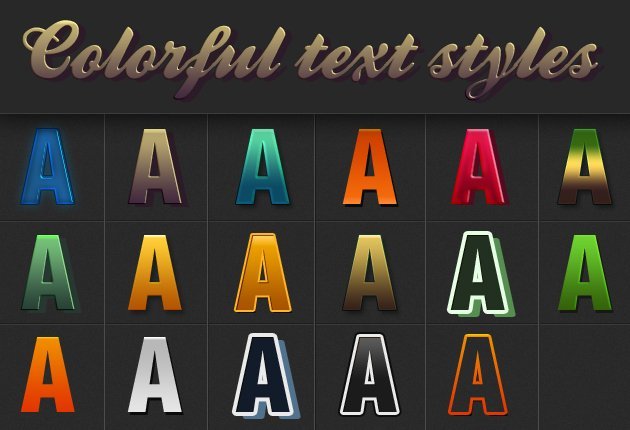 Deal Of The Week 100 Professional Photoshop Text Styles