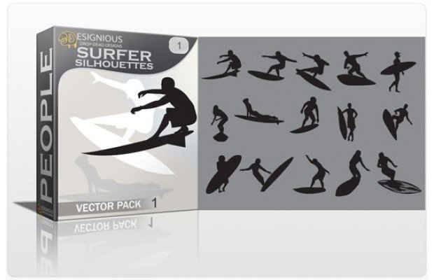 surfer-silhouettes