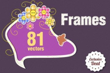 Quality Vector Frames with an Extended License - Only $4.9