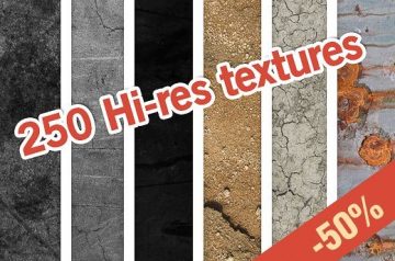 Premier Textures Bundle: 250 High-Definition Textures for only $19