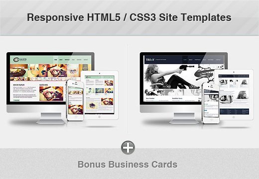 HTML5/CSS3 Site Templates for only $24 + Bonus - InkyDeals