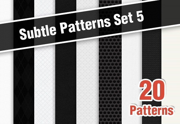 5th Subtle Patterns Set: 20 items worth $10