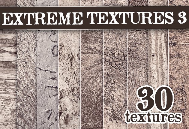 A preview of the Extreme Textures Set 3 - 30 Items