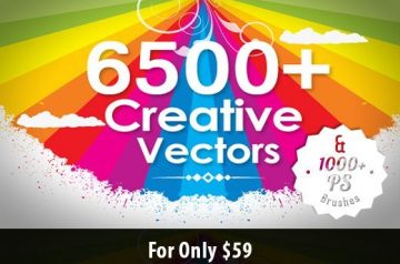 Creative Vectors & 1000+ Photoshop Brushes for Only $59