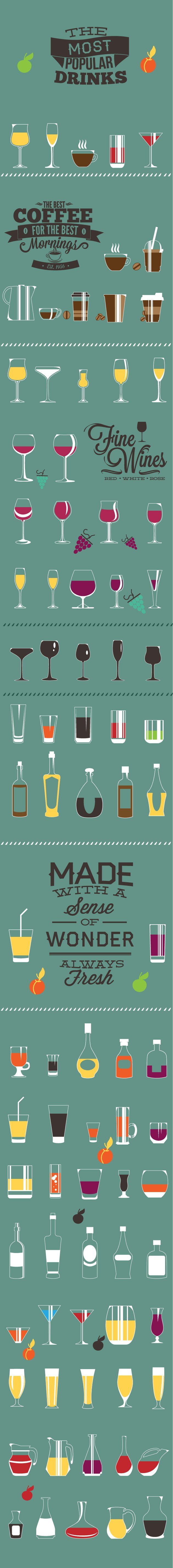 designtnt-beverage-flat-vector-elements-large