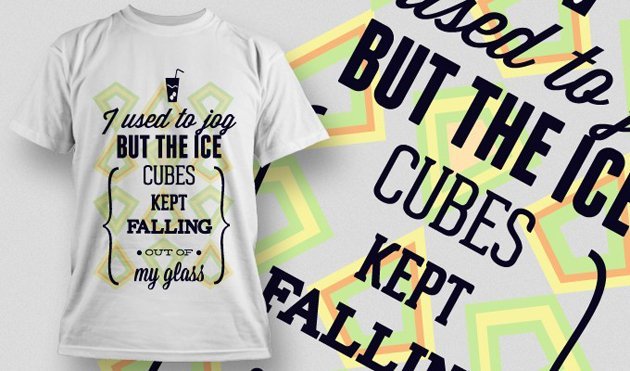 quote on a tshirt design