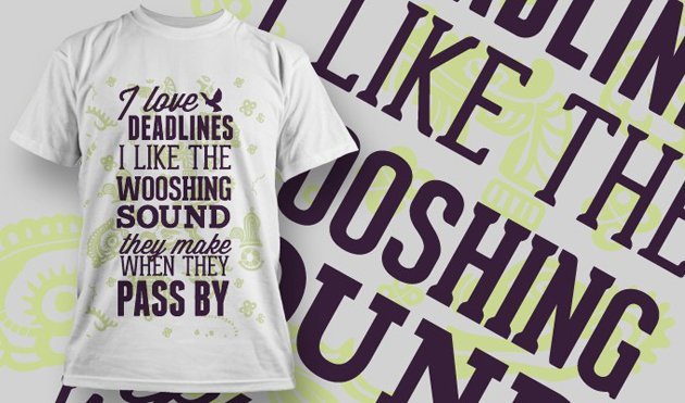 quotes design on t shirt
