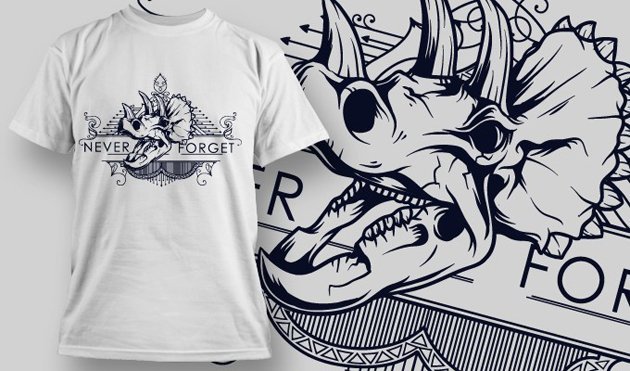 dinosaur  - t shirt design 
