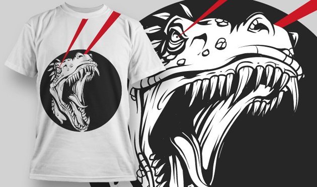 dinosour   - t shirt design