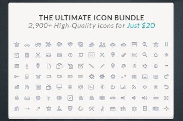 Ultimate Icon Bundle: 2,900+ High-Quality Icons for Just $20