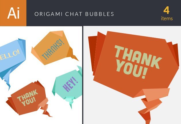 designtnt-vector-origami-chat-bubles-small