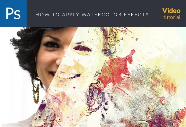 Preview Image of the Photoshop Tutorial- How to apply watercolors
