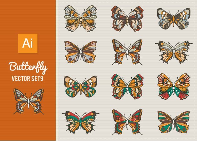 Designtnt-Vector-Butterfly-Set 9-small