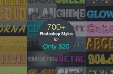 Photoshop Styles Bundle: Over 700 Magnificent Styles for Just $25