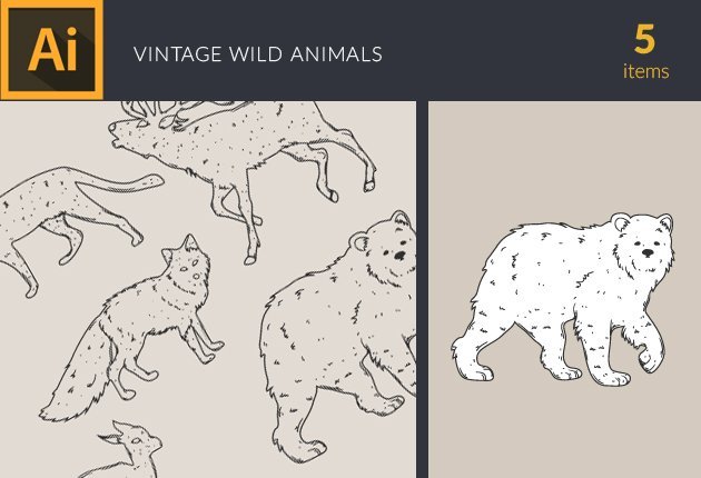 Designtnt-Wild-Animals-Vintage-Vector-Set-2-small