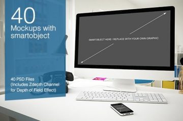 High Quality Mockups: 40 High-Quality, Realistic PSD Mock-Ups