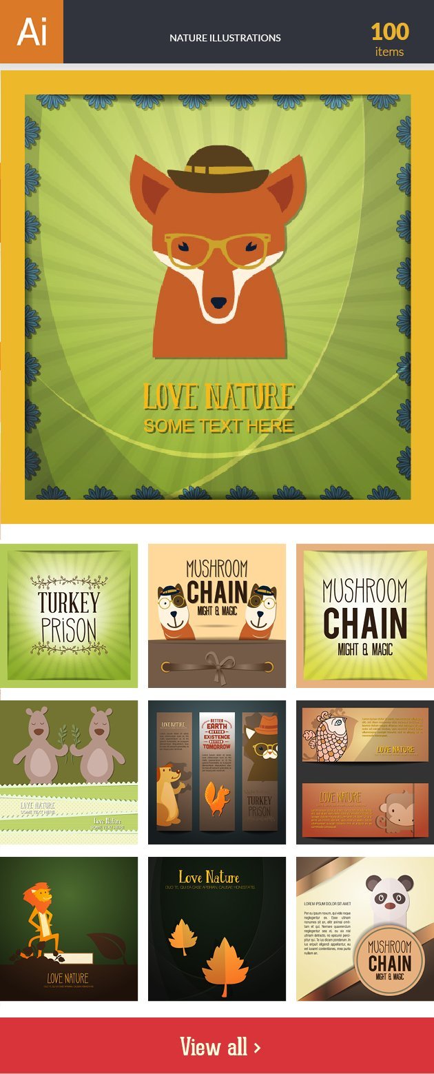 editable-nature-illustrations