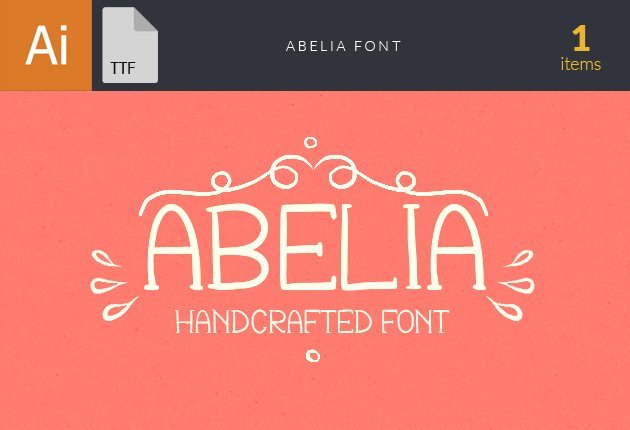 font-abelia-small