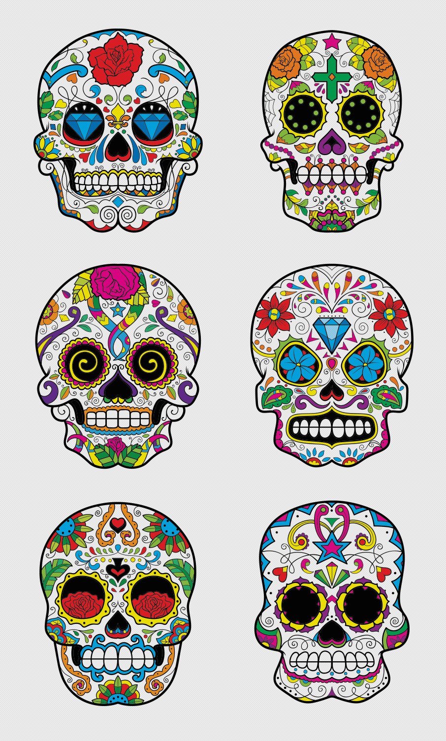 day-of-the-dead-skull-designs