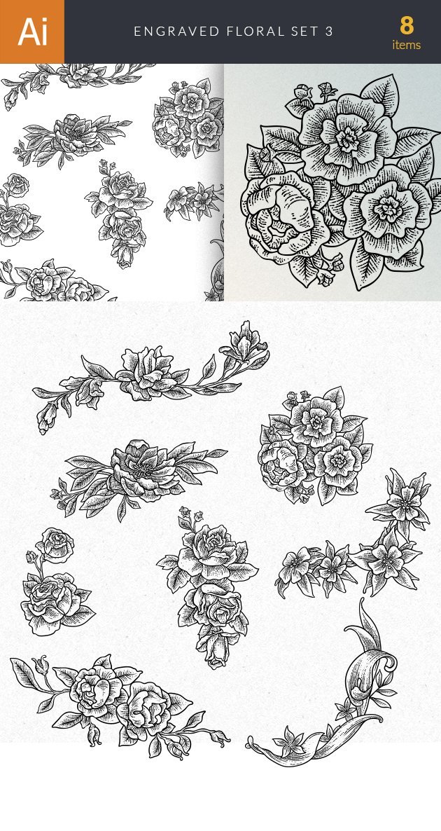 vector-engraved-floral-preview