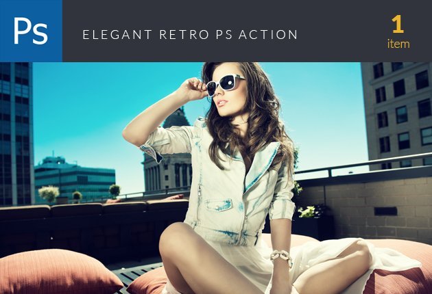 A preview of the elegant retro ps action included in the pack
