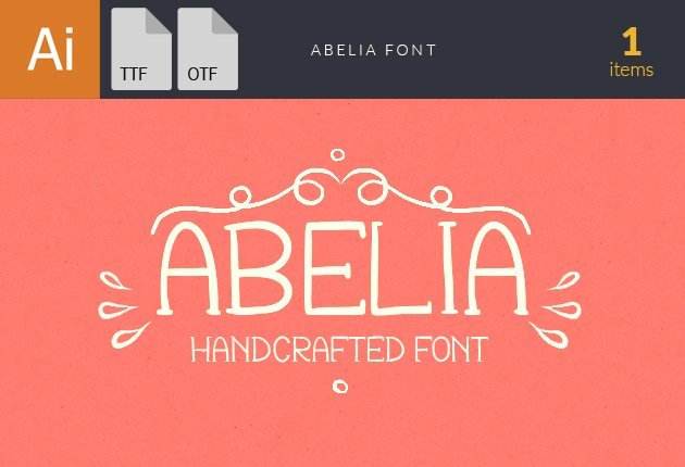 font-abelia-small