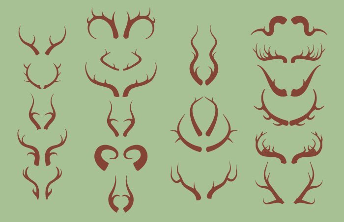 40-vectorstock-horns-antlers