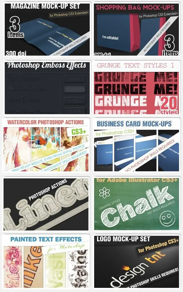 Photoshop Addons Preview Collages