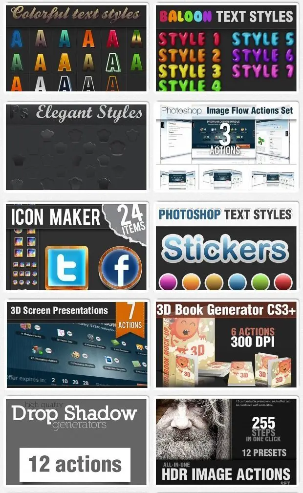 Photoshop Addons - Text Styles