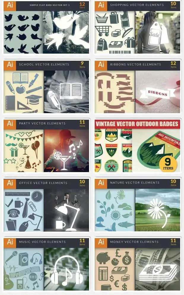 Vector Illustrations Set 2