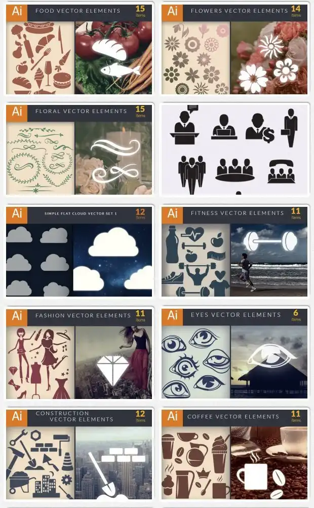 Vector Illustrations Set 2 Image