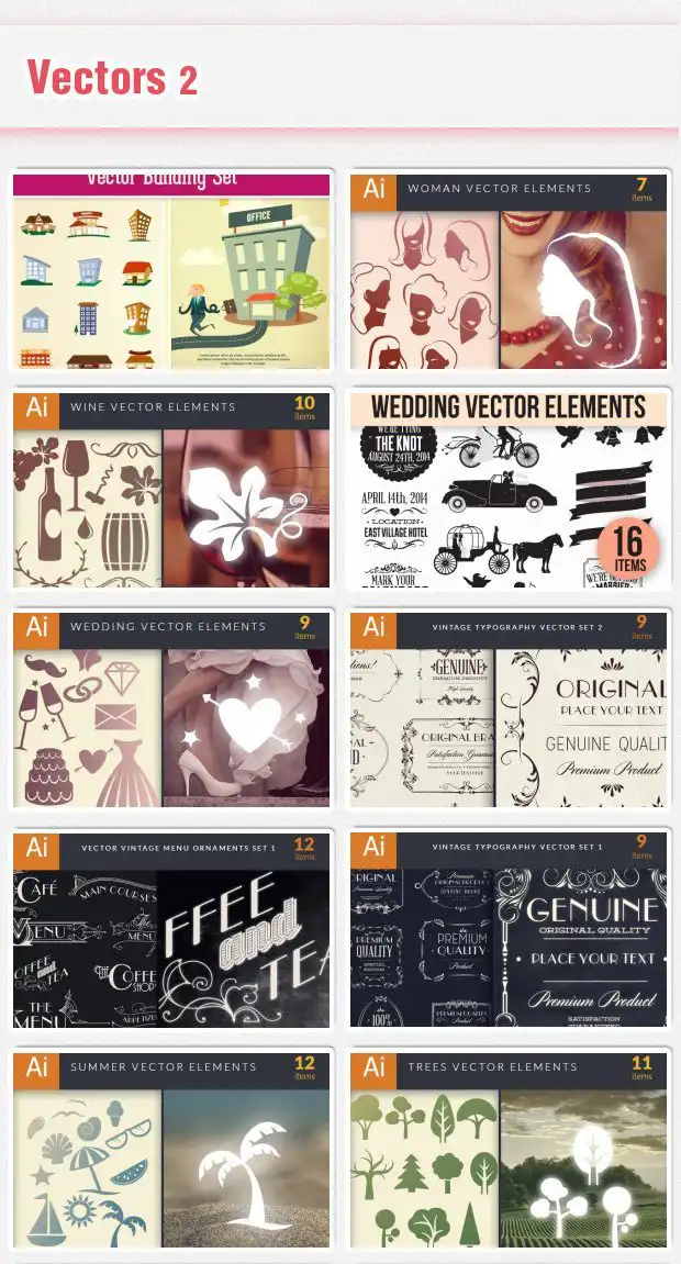 Vector Illustrations Set 2