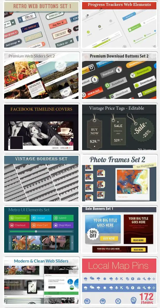 Web and Print Design Resources Preview