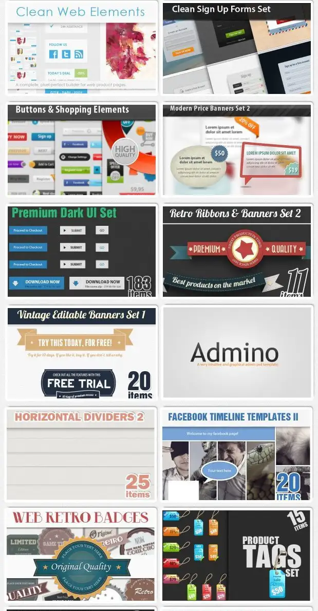Web and Print Design Resources Preview Image