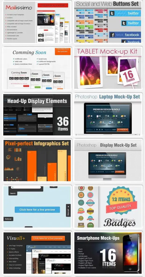 Web and Print Design Resources Preview Image