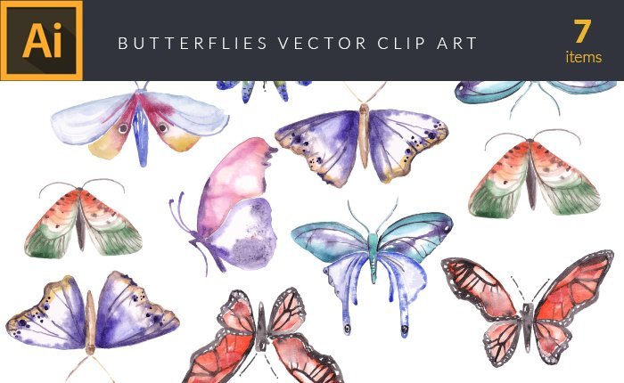 vector-watercolor-butterflies-small