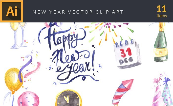 vector-watercolor-newyear-small