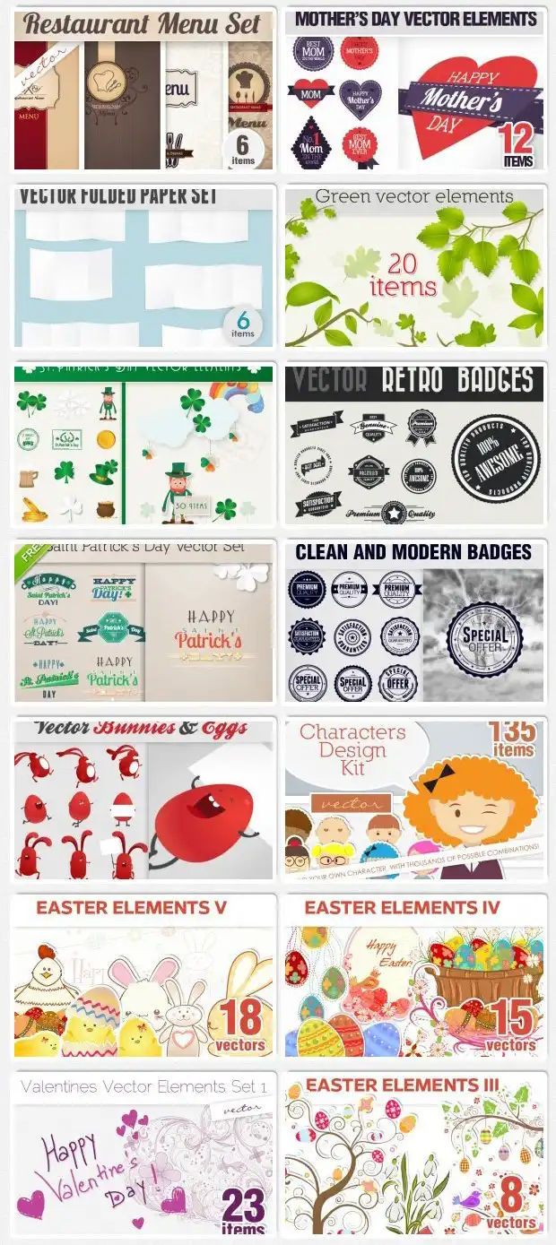 Preview Of Vector Illustrations