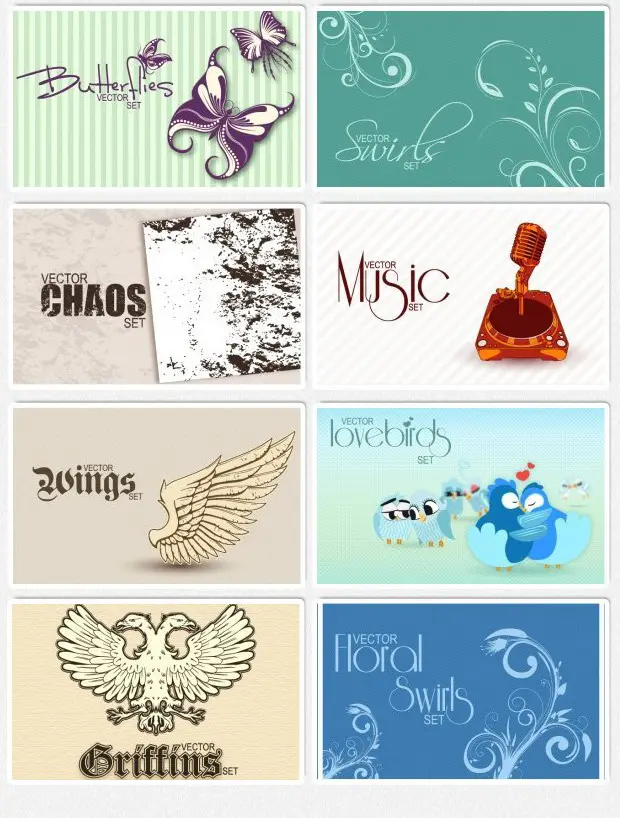 Preview Of Illustrations Included