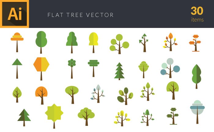 Illustrated flat vector
