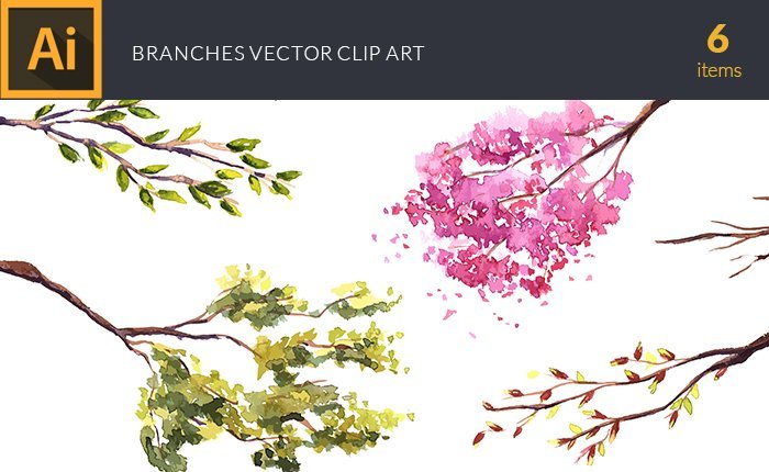 vector-watercolor-branches-small
