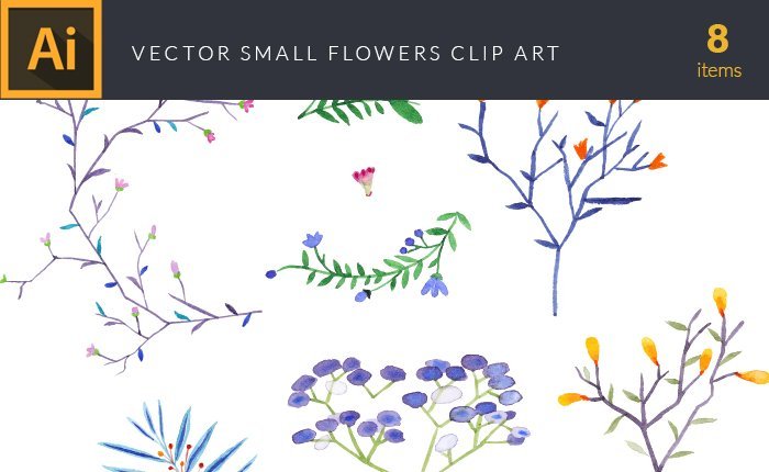 design-tnt-vector-watercolor-small-flowers-small