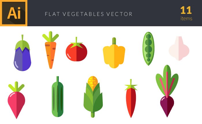 Illustrated flat vector