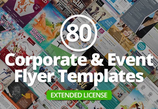 Event Flyers Templates with Extended License – Only $8 - Inkydeals