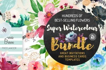 Super Watercolor Bundle - Only $24