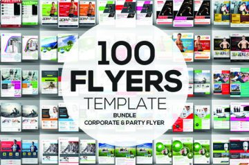 100 Corporate and Party Flyer Templates - Only $15