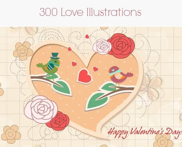 Preview Of Love Illustrations
