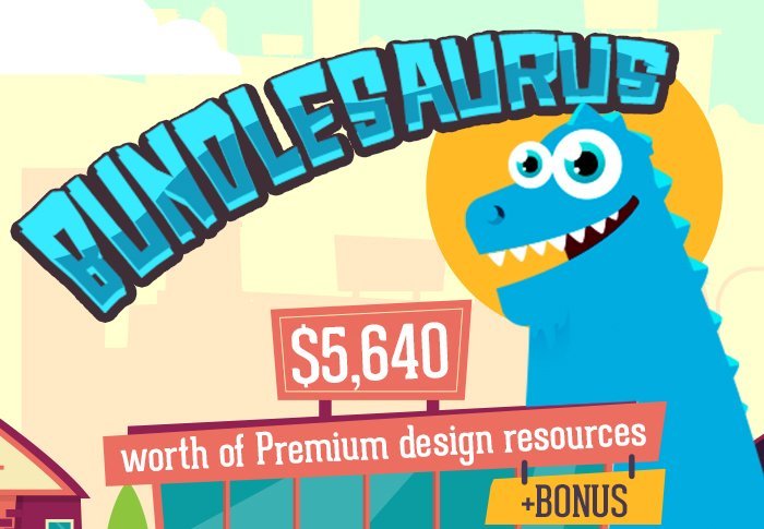 bundlesaurus from the graphic resources bundle  feature image