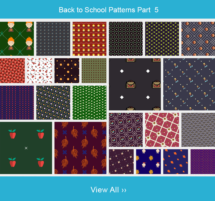 Back-to-school-patterns collage 