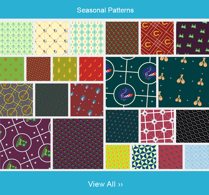 Seasonal patterns collage